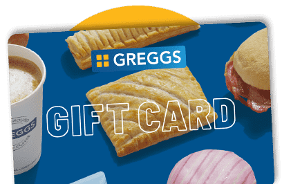 Give the gift of a Greggs Gift Card
